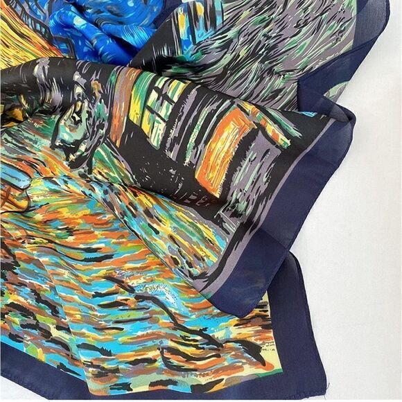 Street Art Silky Scarf  main image 4